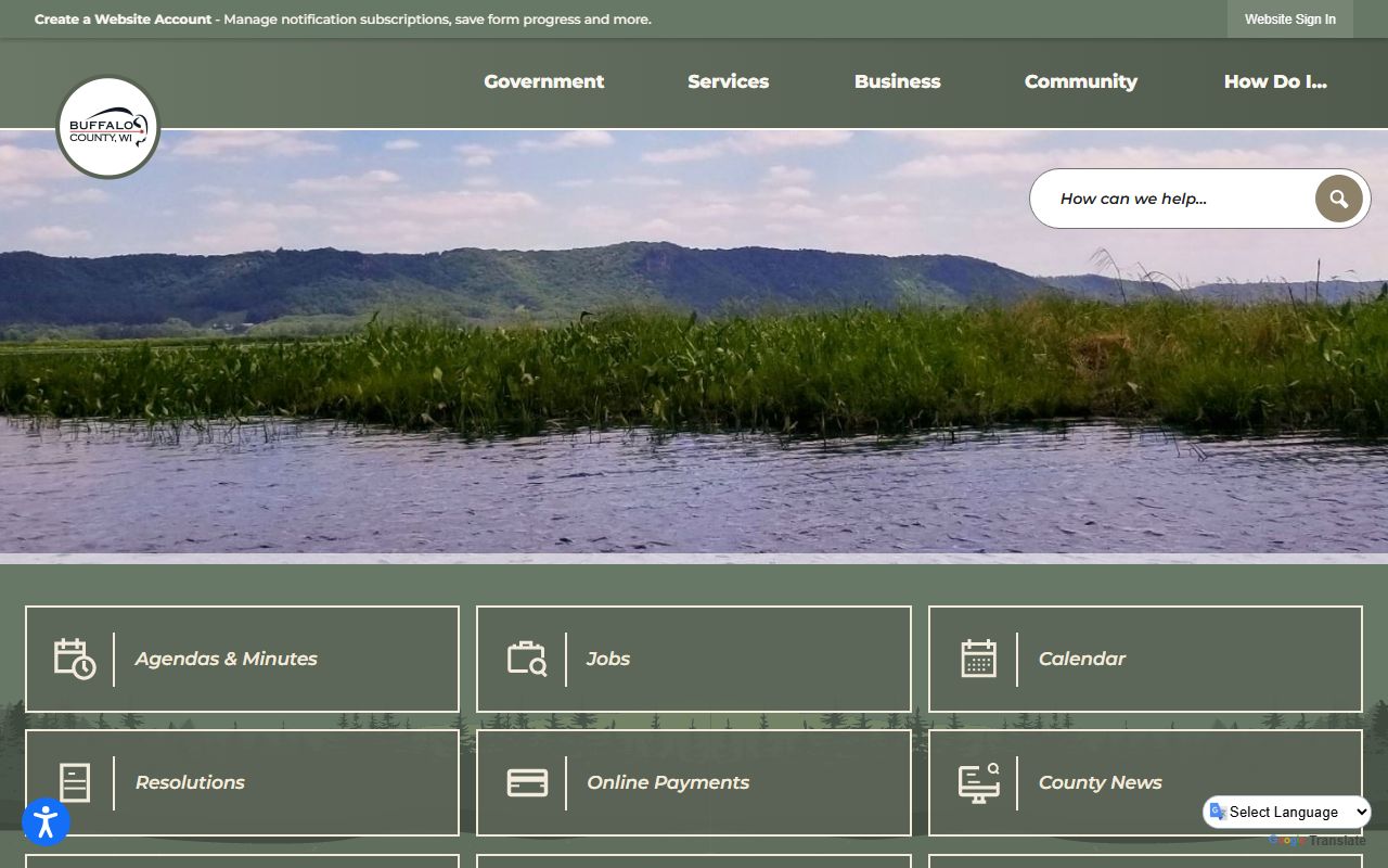 Buffalo County Public Records official website