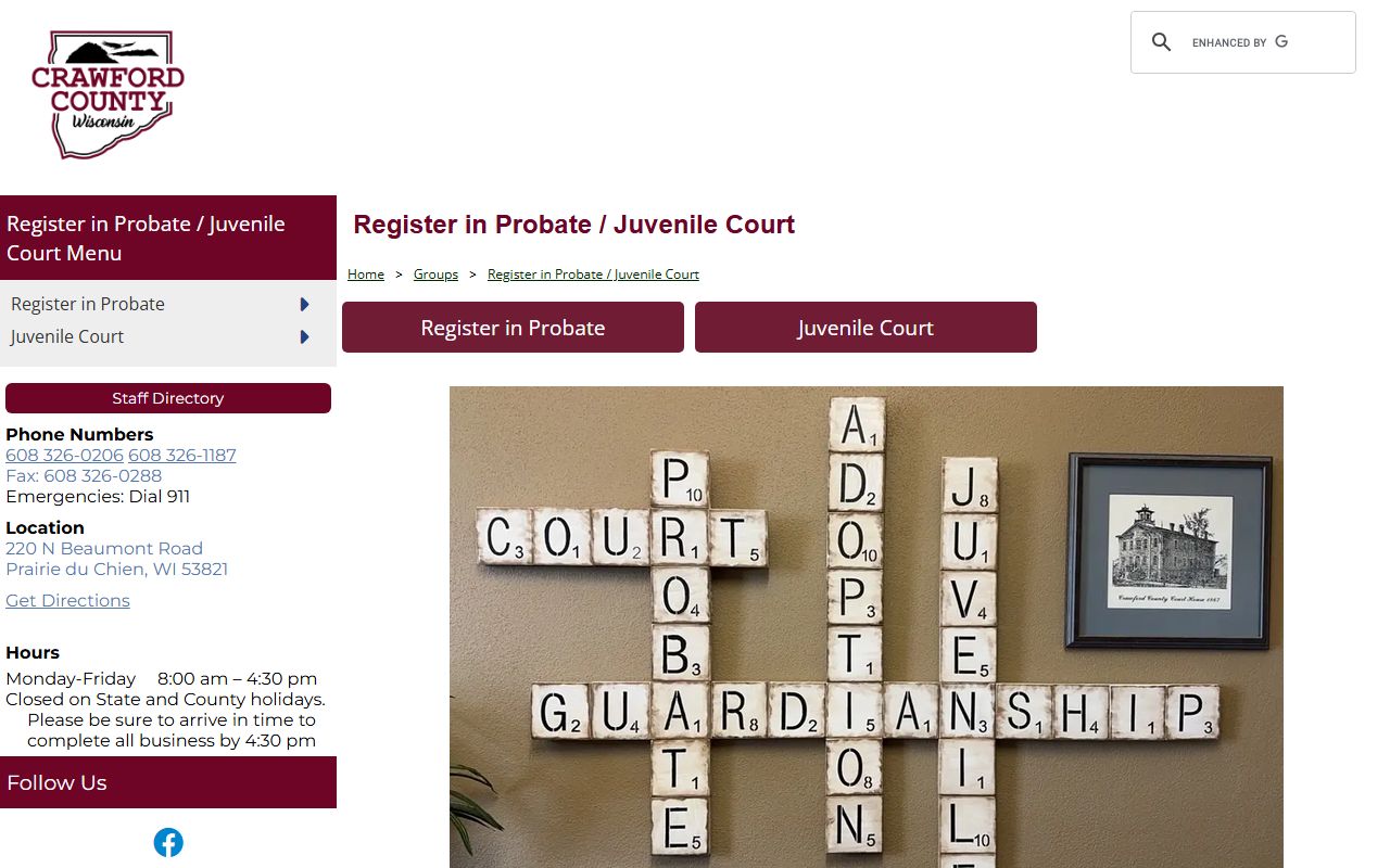 Crawford County Public Records register of deeds