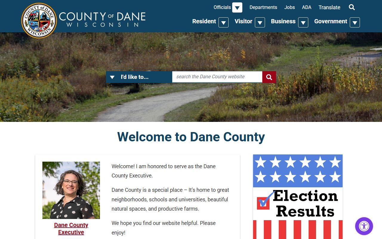 Dane County Public Records official website