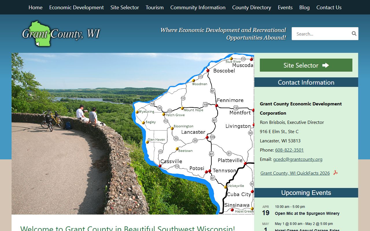 Grant County Public Records official website