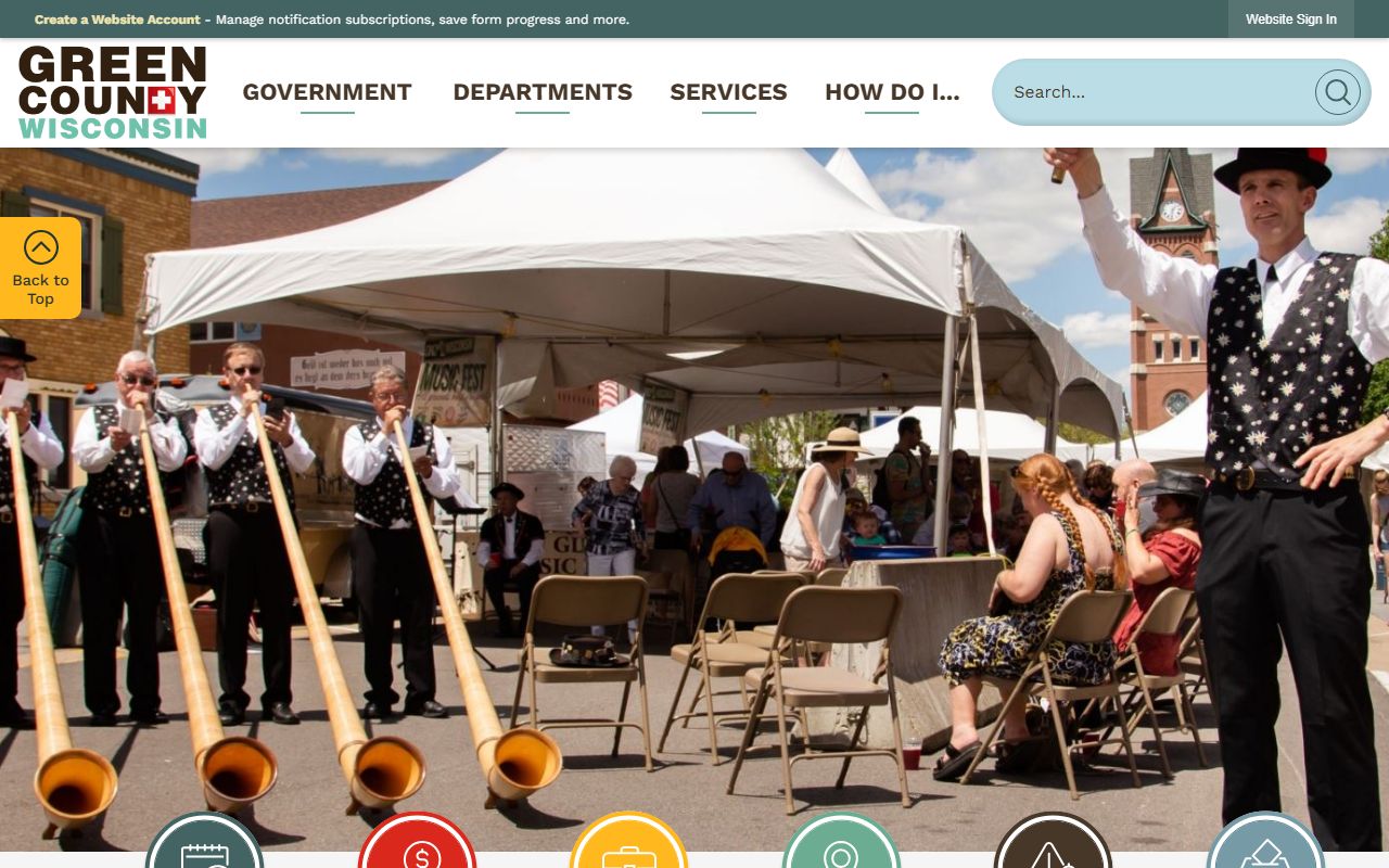 Green County Public Records official website