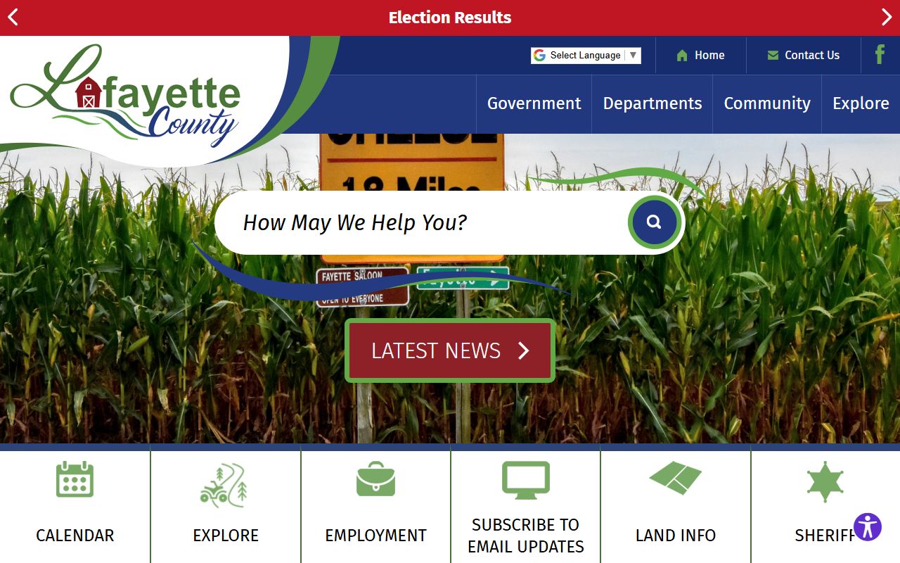 Lafayette County Public Records official website