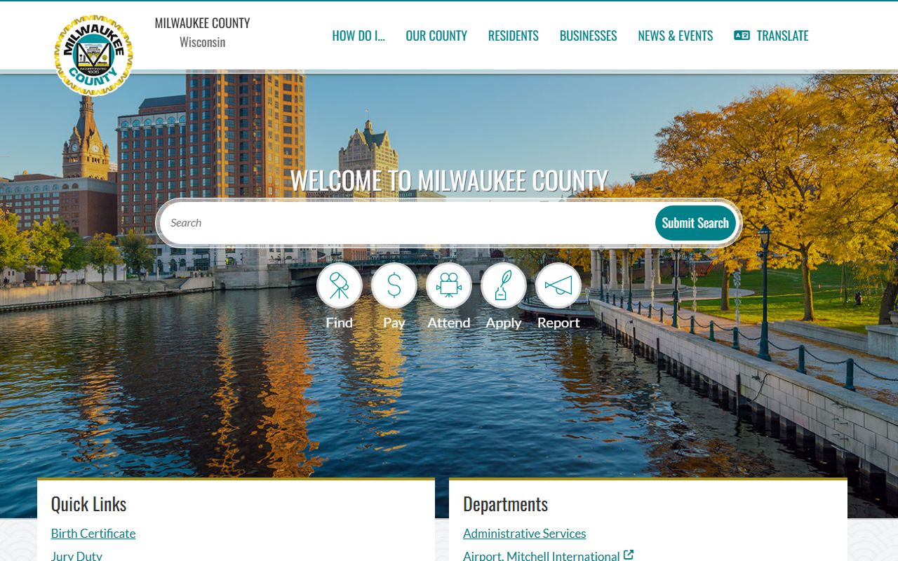 Milwaukee County Public Records official website