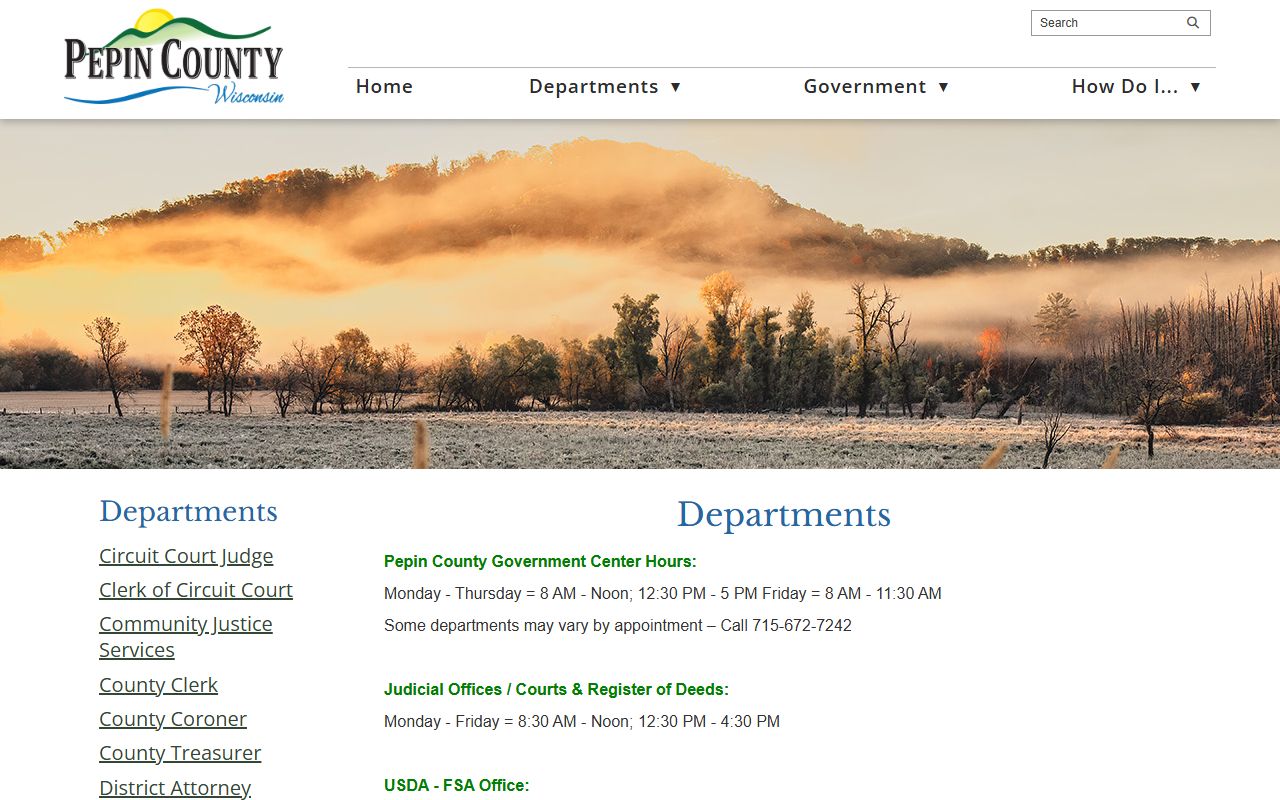 Pepin County Public Records county clerk