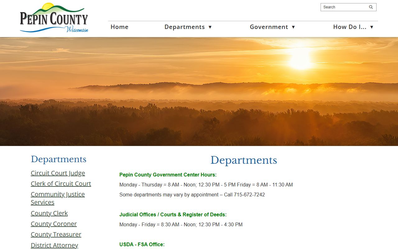 Pepin County Public Records register of deeds
