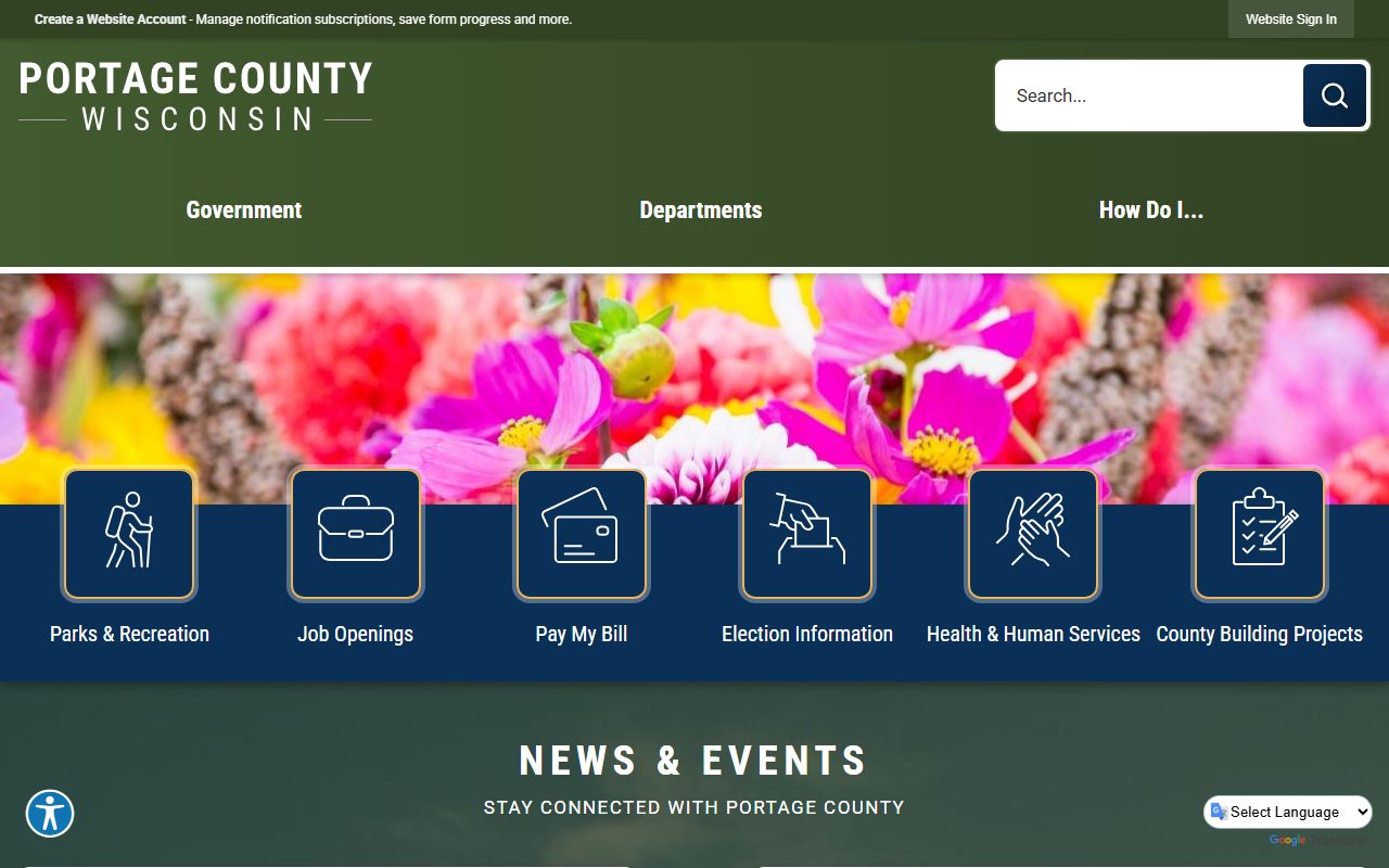 Portage County Public Records official website