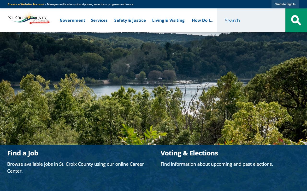 St. Croix County Public Records official website