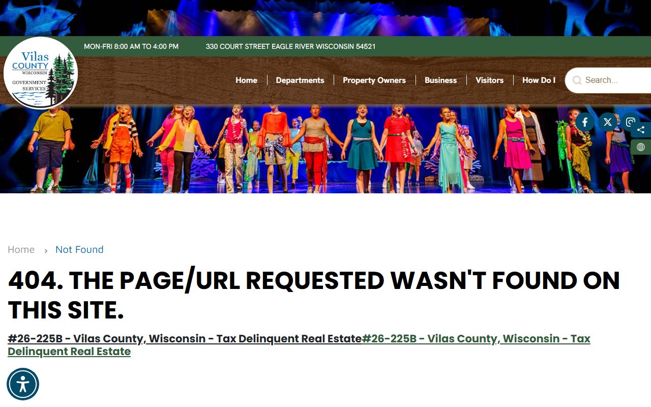 Vilas County Public Records register of deeds