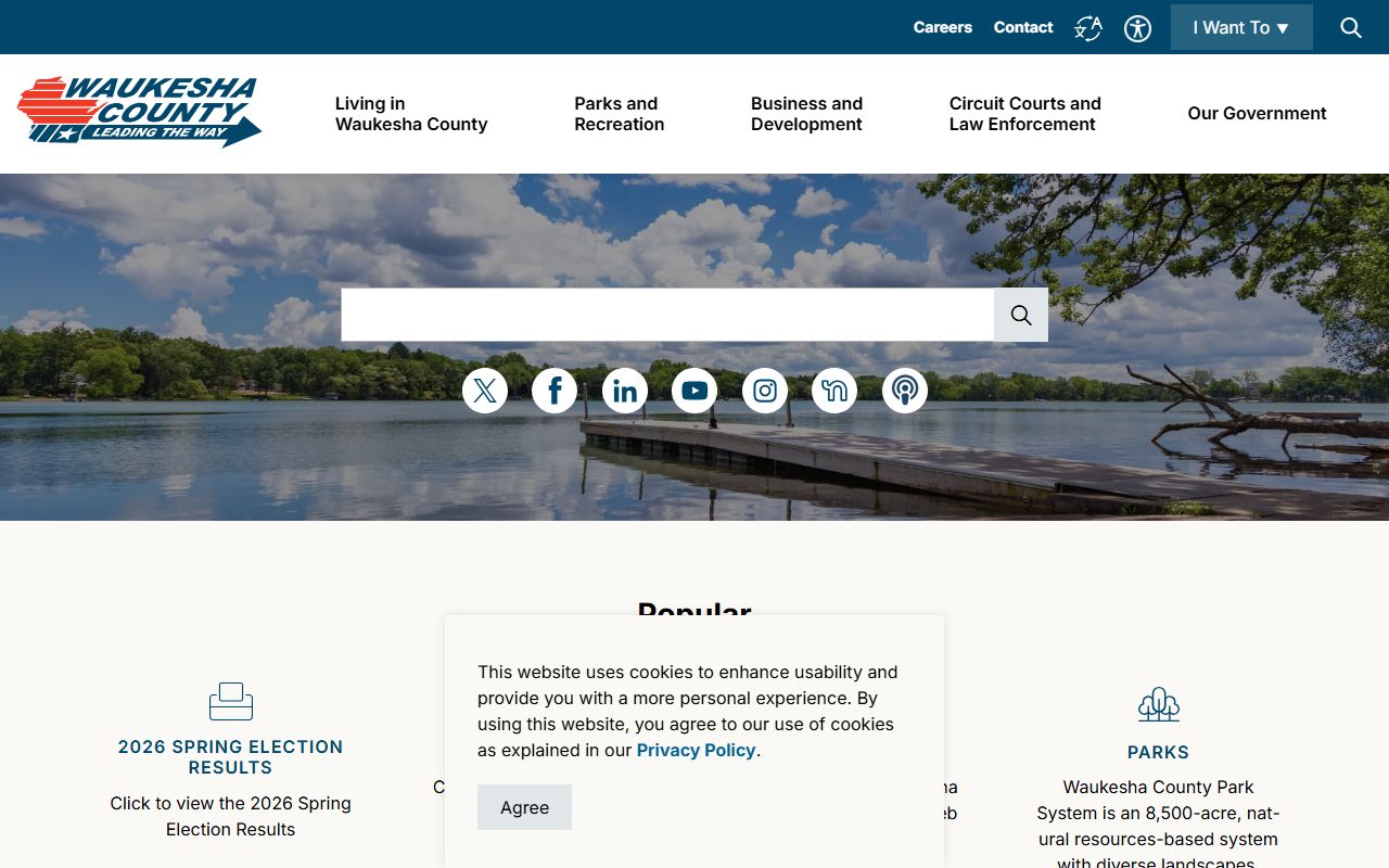 Waukesha County Public Records official website
